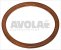 copper flat gasket o 28x24x1 mm