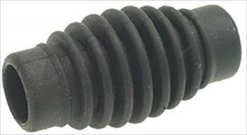 Burn preventing rubberpiece ø 10 mm