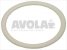 ptfe flat gasket o 58x43x2 mm