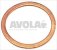 copper flat gasket o 26x21 5x1 5 mm