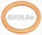 copper flat gasket o 19x13 5x1 5 mm