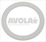 Flachdichtung aus Teflon ø 27x20x1 mm - avola-coffeesystems