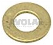 BRASS WASHER 6x3x0,5 mm