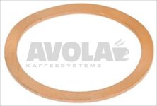 FLAT GASKET ø 32x26x1 mm