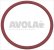 o ring 0155 red silicone