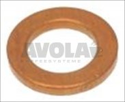 Copper Flat Gasket – 8.5x5x1 mm