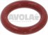 o ring 02031 red silicon