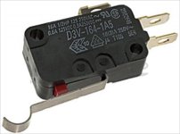MICROSWITCH 15A 250V
