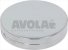 chrome plated cap for filter holder knob
