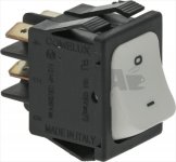 WHITE BIPOLAR SWITCH 16A 250V