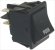 2 poles black push button 16a 250v