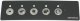 push button panel membrane 5 buttons