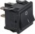 black bipolar switch 10a 250v
