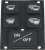 push button panel membrane 5 buttons