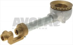 COMPLETE BURNER MOUNTING DISTANCE 175 mm