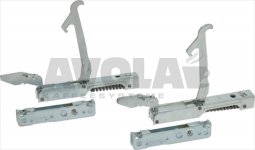 RIGHT/LEFT HINGE KIT WITH ROLLER HOLDER