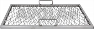 STAINLESS STEEL GRILL 600x345x20 mm