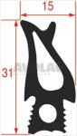 OVEN DOOR GASKET 1500x480 mm
