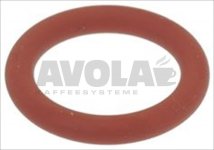 O-RING 04075 RED SILICONE