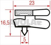 SNAP-IN GASKET 637x576 mm