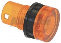 ORANGE LAMP RECEPTACLE