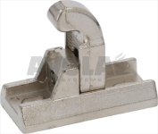 CHROME-PLATED ADJUSTABLE DOOR STRIKE