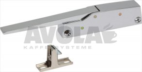RH/LH LOCKING HANDLE W/OUT KEYLOCK 790CR