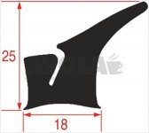 OVEN DOOR GASKET - 3 m