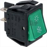 GREEN WARM/COLD BIPOLAR SWITCH
