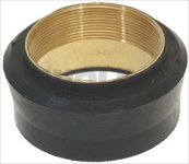 THREADED BASE WITH RUBBER PIECE