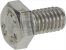 hexagonal head screw m6x10