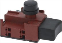 BLACK BIPOLAR PUSH-BUTTON 6A 250V