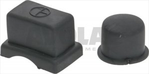 BLACK PUSH-BUTTON PROTECTION CAPS KIT