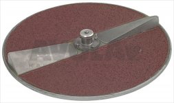 ABRASIVE DISC FOR POTATO PEELER
