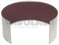 ABRASIVE SHEET FOR POTATO PEELER