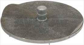 ABRASIVE DISC FOR POTATO PEELER
