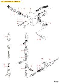 RK2101 	WASSEREINLAUF HAHN VIVA-CONCEPT-XL Explosionszeichnung