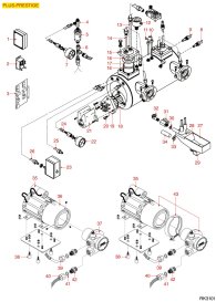 RK3101 	KESSEL UND MOTOR PLUS-PRESTIGE Explosionszeichnung