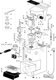 GAGGIA CLASSIC Explosionszeichnung