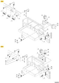 GAGGIA - E90-D90 ELEKTROSYSTEM Explosionszeichnung