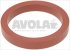 flat gasket silicone o 40x32x5 mm