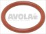 orm gasket 0015 20 red silicone