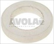 FLAT PTFE GASKET ø 10x6x2 mm