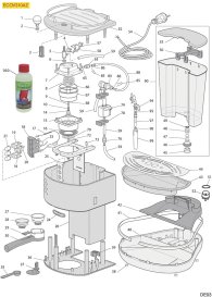 DELONGHI ECOV310AZ Explosionszeichnung