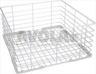 GLASS BASKET 350x350x165 mm