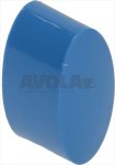 ELLIPTICAL PUSH-BUTTON 21x11 mm BLUE