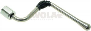 Stainless Steel No Burn Steam Wand Ø 10 mm – 2-Hole Tip for ECM / Bezzera