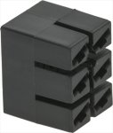 ANSCHLUSSSOCKEL SCHWARZ 22x30 mm