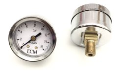 ECM Technika III / Replica Pump Pressure Gauge with Logo