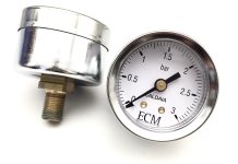 ECM Technika III / Replica Boiler Pressure Gauge with Logo